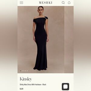 Meshki Kinsley Dress in Black